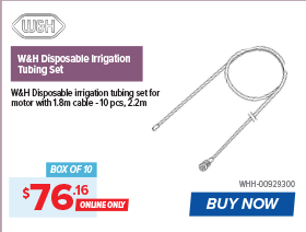 W&H Disposable Irrigation Tubing Set