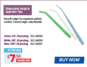 Disposable Surgical Aspirator Tips