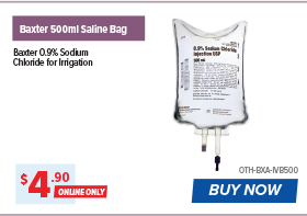 Baxter 500ml Saline Bags