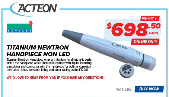 Acteon Newtron Titanium Handpiece