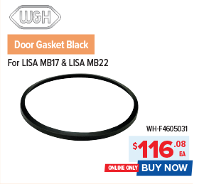 W&H Door Gasket Black