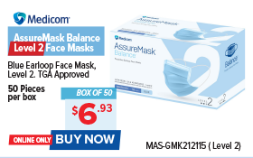 Medicom AssureMask Balance Level 2 Face Masks