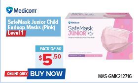 Medicom Junior Masks - Pink