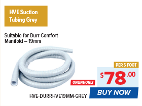 HVE Suction Tubing – 19mm (Grey)