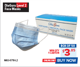 DiaGuru Level 2 Face Masks