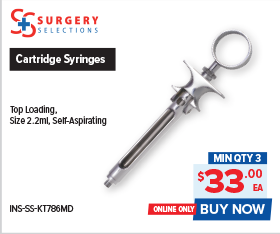 Surgery Selections Cartridge Syringe