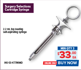 Surgery Selections Cartridge Syringe