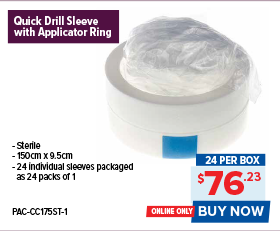 Quick Drill Sleeves with Applicator Ring