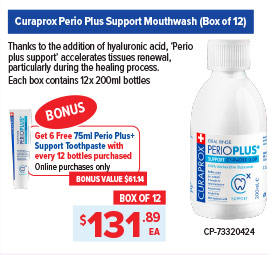 Curaprox Perio Plus Support Mouthwash