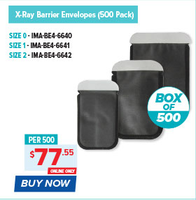 X-Ray Barrier Envelopes (Box of 500)