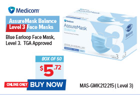 Medicom AssureMask Balance Level 3 Face Masks