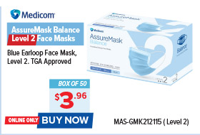 Medicom AssureMask Balance Level 2 Face Masks