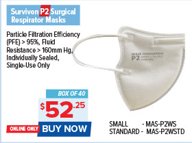 Survivon P2 Surgical Respirator Masks