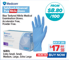 Medicom SafeTouch Advanced Pure Nitrile Gloves