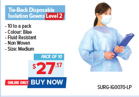 Tie-back Level 2 Gowns