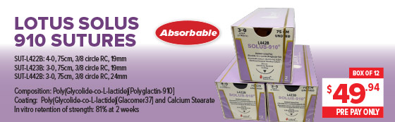 Lotus Solus-910 Sutures