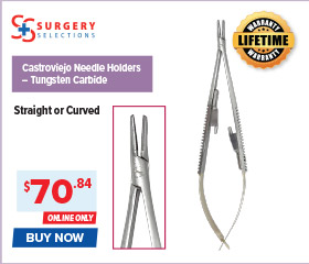 Surgery Selections Castroviejo Needle Holders TC