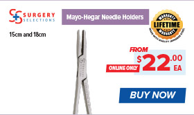 Surgery Selections Mayo-Hegar Needle Holders