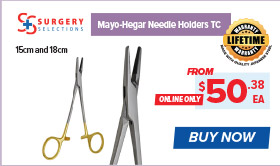 Surgery Selections Mayo-Hegar Needle Holders TC