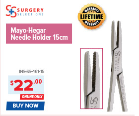 Surgery Selections Maya-Hegar Needle Holder