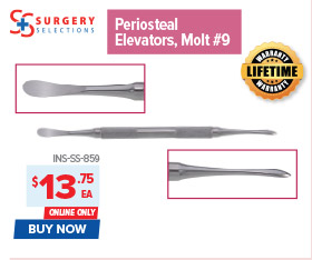 Surgery Selections Periosteal Elevators Molt #9