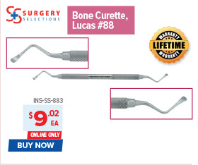 Surgery Selections Bone Curette, Lucas