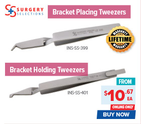 Surgery Selections Bracket Placing and Holding Tweezers