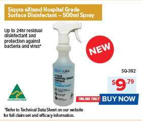 Siqura eXtend Surface Disinfectant - 500ml Spray