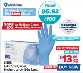Medicom SafeTouch Advanced Pure Nitrile Gloves