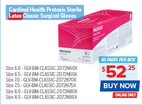 Cardinal Health Sterile Latex Classic Gloves