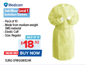 Medicom SafeWear Level 1 Gowns