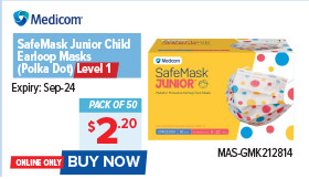 Medicom Junior Masks – Polka-Dot