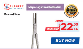 Surgery Selections Mayo-Hegar Needle Holders