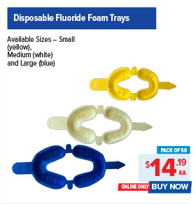 Fluoride Foam Trays