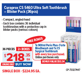 Curaprox CS5460 Ultra Soft Toothbrushes - Blister