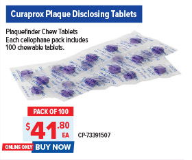 Curaprox Plaque Disclosing Tablets