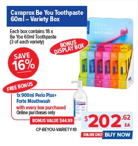 Curaprox Be You Toothpaste – Variety Box