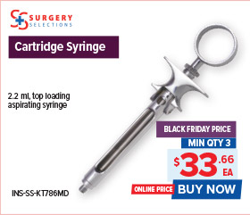 Surgery Selections Cartridge Syringe
