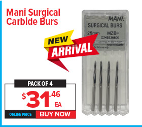 Mani Surgical Carbide Burs