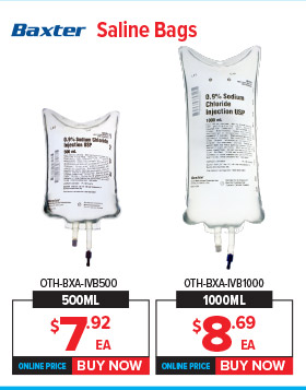 Baxter Saline Bags