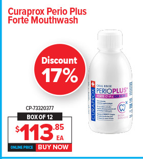 Curaprox Perio Plus Forte Mouthwash (Box of 12)